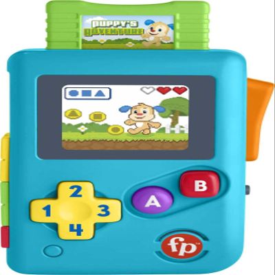 Fisher-Price Baby & Toddler Toy Laugh & Learn Lil Gamer Pretend Video Game with Lights & Music for Infants Ages 6+ Months