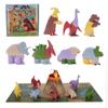 POPULAR PLAYTHINGS Magnetic Dinosaurs for Toddlers 1-3, Mix or Match Dinosaur Toys, Set of 7 Gift for Kids - Dinosaurs with Pop-up Playmat view 1