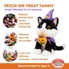 Cuddle Barn - Trick-or-Treat Tammy | Animated Halloween Tuxedo Cat Stuffed Animal Plush Toy, Dressed as Witch Twirls to I Want Candy, 9 inches view 4