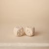 mushie Silicone Dice Press Toy | Baby Sensory Play for 10+ Months (Blush/Shifting Sand) view 2