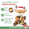 Cuddle Barn - Merry Saxmas Sterling | Animated Christmas Reindeer Stuffed Animal Plush Toy, Sways, Lights Up, and Plays Saxophone to Have Yourself a Merry Little Christmas, 12 inches view 3