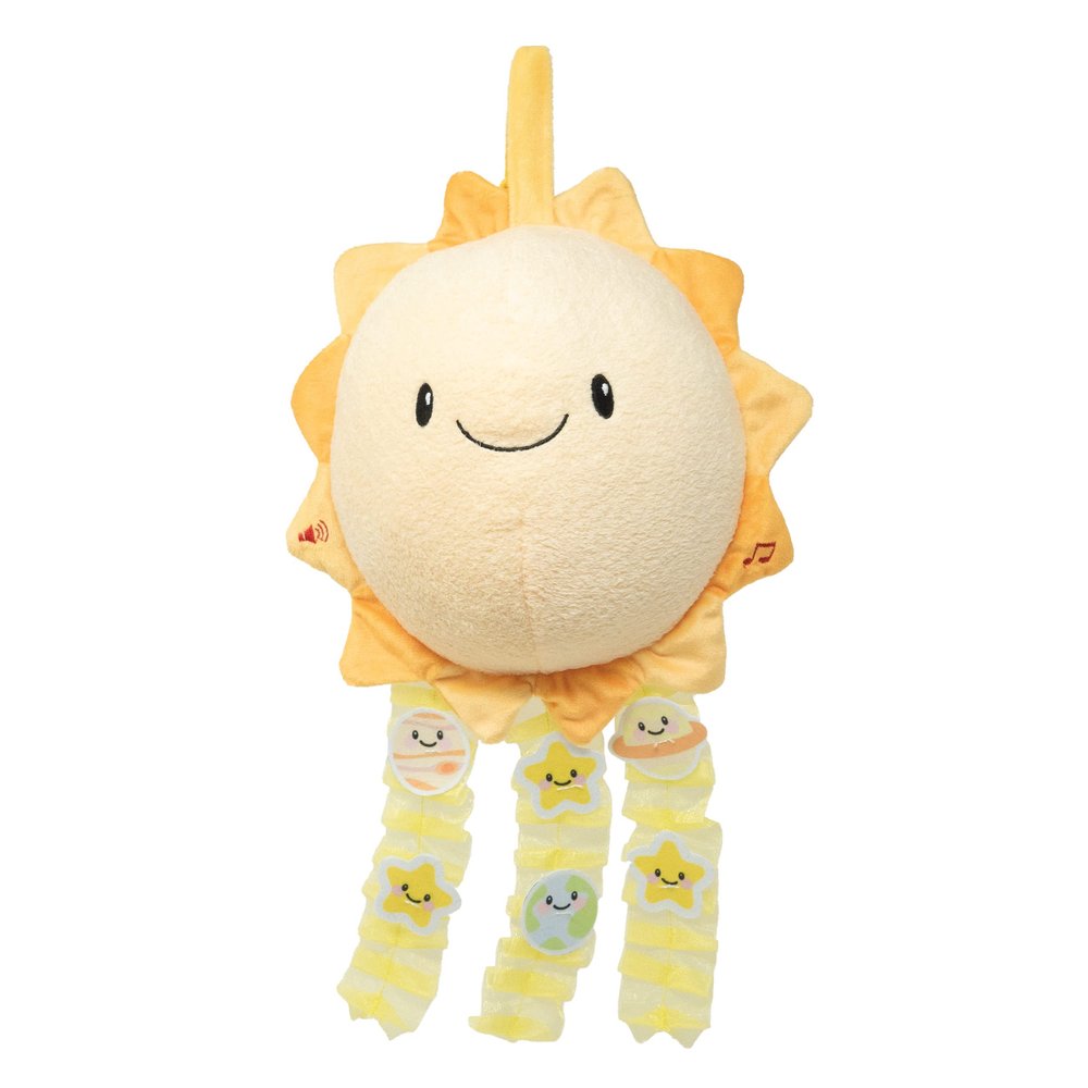 Cuddle Barn - Sunny | Animated Musical Stuffed Animal Plush Toy for Babies with Night Light Glow, Volume Control, 12 inches