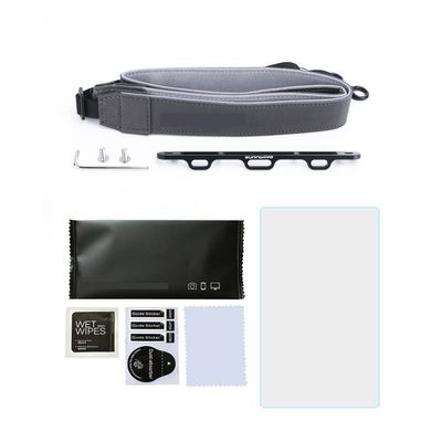 ABZEKH Drone Accessories 2in 1 for JI RC Remote Control with Screen Neck Lanyard Strap Metal Bracket + Glass Film for DJI mini 3pro for Mavic 3Classic Drone