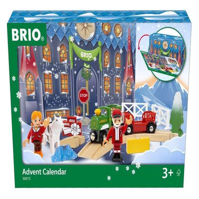 BRIO World - 36015 Adventskalender 2023 - Zubehr zum Zugset fr Kinder ab 3 Jahren, kompatibel mit allen BRIO Eisenbahnsets & Accessoires