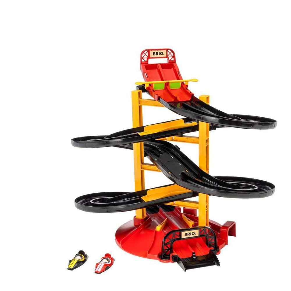 BRIO 30550 Roll Racing Tower| Racing Car Toys for Kids Age 3 Years Up