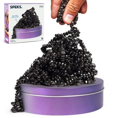 Speks Original Crags Ferrite Putty | 1000+ Ferrite Stones in a Tin, Fidget Toy for Stress Relief, Sensory Desk Toy for Adults & Teens 14+ | Vitality, Large