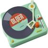 DecoSet Older Than Record Player Cake Topper, Retro Cake Decoration For Birthday Or Retirement Celebration, Food Safe view 2