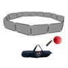Portable Gaga Ball Pit Kit 15 FT Gaga Pit - Strong Nylon Mesh, Inflatable Gaga Ball, Pump & Carry Bag, Adult Ball Pit for Field Day Games & Physical Education Equipment view 1