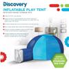 Discovery Inflatable Play Tent, Modern Castle Theme, 77" x 50" view 3