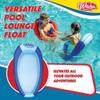 WAHU Hydro Lounger Versatile Pool Lounge Float for Sunbathing, Inflatable Beach and Pool Float Lounger with Inflate/Deflate Valve, Blue/Light Blue view 3