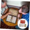 LABRIMP 1 Set Small Travel Game Kit Mahjong Items Box Portable Mahjong Set for Chinese Game view 2