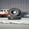 Little Guy Racing Trail King M/T2 NL4 1.0 Inch Compatible with 1/24 RC Axial SCX24, RGT, Element, Enduro, URUAV (4 Tires per Order), 65x21R1 + Free Sticker view 2