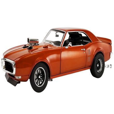 1968 Pontiac Firebird Orange Metallic Drag Outlaws Series Limited Edition to 400 Pieces Worldwide 1/18 Diecast Model Car by Acme A1805217