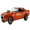 1968 Pontiac Firebird Orange Metallic Drag Outlaws Series Limited Edition to 400 Pieces Worldwide 1/18 Diecast Model Car by Acme A1805217 view 1