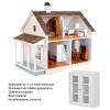 VBESTLIFE 1:12 Scale Dollhouse Wall Cabinet, Birch Wood Miniature Furniture for Dollhouse Decor Living Room Kitchen Bedroom Accessories view 4