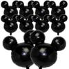 10 PCS Black Mouse Head Foil Balloons for Kids 24" Murine Mylar Balloons for 1st Birthday Mouse Head for Kids Party Decoration and Birthday Party Supplies view 1