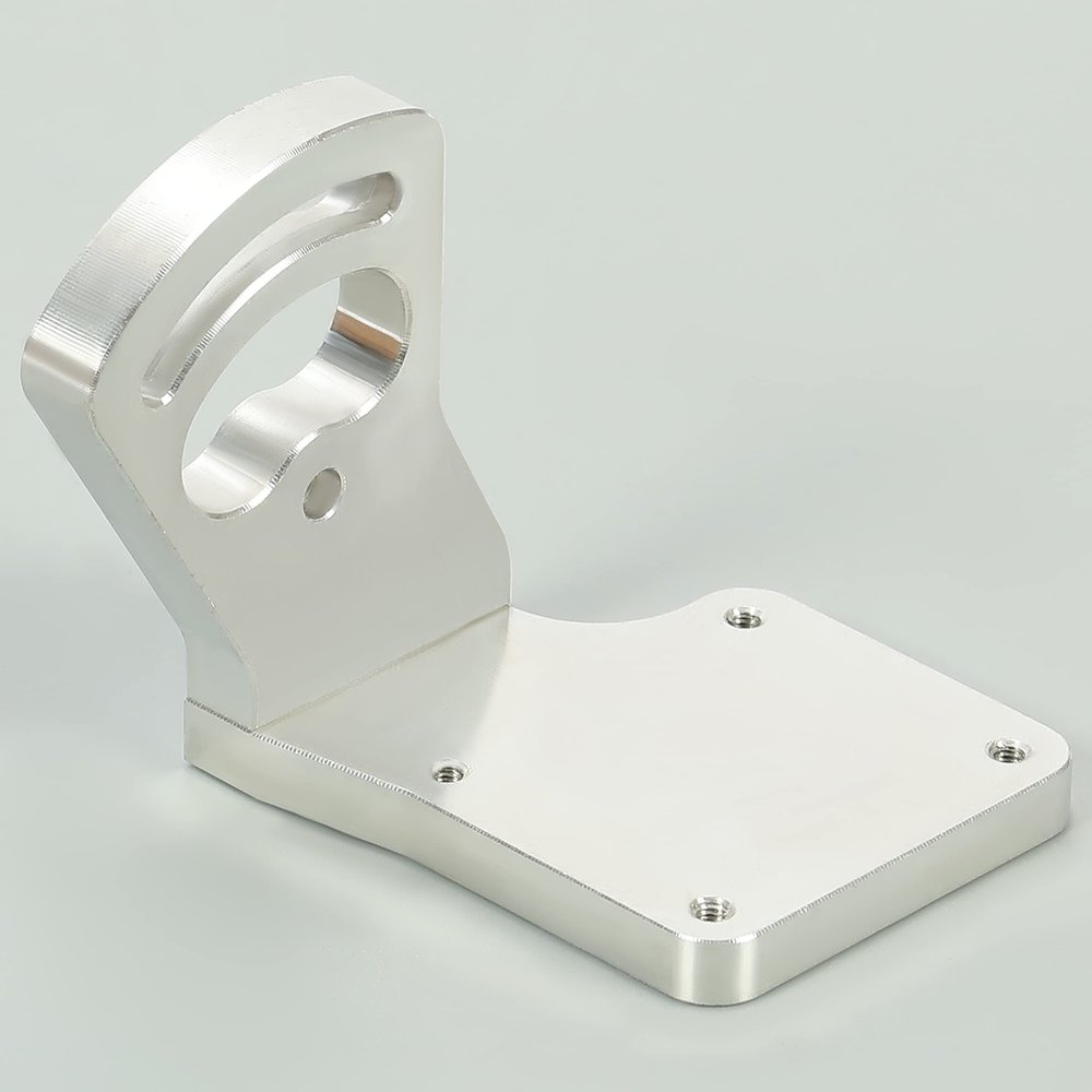 KUAFU Motor Mounting Compatible with Traxxas Revo 2.5/3.3 to E-Revo Brushless Conversion Motor Holder Motor Mount Bracket Seat Base Aluminum