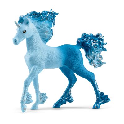 Schleich bayala - Elementa Water Flame Baby Unicorn Toy for Girls and Boys - Fantasy Horse Figurine for Kids Ages 5+