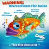 Singin' Sardine - A Plush Singing Fish | Ages 5+ | Light Up, Wriggling Stuffed Animal | Hot Potato Game | Hide and Seek Toy | Funny Novelty & Prank | Gag Gift for Kids | A Truly interactive Diva! view 2