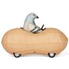 Accoutrements Archie Mcphee Pigeon in a Peanut Pull Back Toy Car (13038) view 1