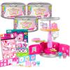 Rainbow Butterfly Unicorn Kitty 9 Lives Surprise Set - 3 Pk Bundle with Rainbow Butterfly Unicorn Kitty Mystery Can Playsets with Tattoos and Stickers | Party Favors for Girls view 1