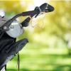 Buggy Gear Star Hook by BUGGYGEAR Gold/Navy Leather - The Perfect Way to Carry Your Baby Diaper Bag - Use The Hook on Your Stroller Handle Bars and Let The Hooks Do The Work view 3