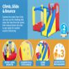 H2OGO! Slidetastic Mega Bouncer Bounce House (9' x 8'5" x 84") | for Indoor and Outdoor Play | Perfect for Kids Ages 3+ view 3