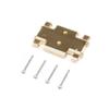 Axial Chassis Skid Plate, Brass 19.5g: AX24, AXI301002 view 1
