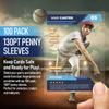 Premium Penny Sleeves for Trading Cards | Soft Trading Card Sleeves for Baseball Cards, Ultra Clear Plastic Pro Sports Card Sleeve, Football, MTG Collector Sleeve (Standard + Thick Options Available) view 2