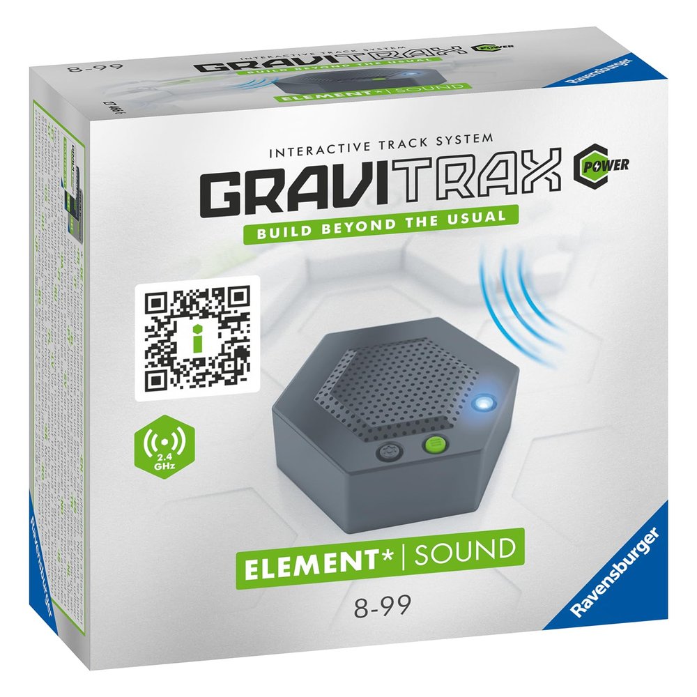 Ravensburger GraviTrax Power Element Sound - Marble Run, STEM and Construction Toys for Kids Age 3 Years Up - Kids Gifts
