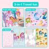 Avenir Reusable Water Coloring Book for Toddlers 3-5  Mess-Free Paint-with-Water Travel Toy Airplane Activities Road Trip Quiet Book, Water-Reveal Activity Pad, 3-in-1 Creative Set view 3