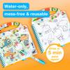 Avenir Reusable Water Coloring Book for Toddlers 3-5  Mess-Free Paint-with-Water Travel Toy Airplane Activities Road Trip Quiet Book, Water-Reveal Activity Pad, 3-in-1 Creative Set view 2