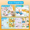 Avenir Reusable Water Coloring Book for Toddlers 3-5  Mess-Free Paint-with-Water Travel Toy Airplane Activities Road Trip Quiet Book, Water-Reveal Activity Pad, 3-in-1 Creative Set view 3