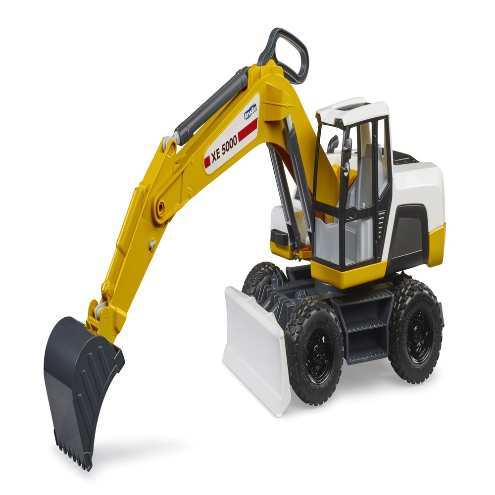 Bruder 03413 Mobile Excavator Yellow/White