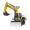 Bruder 03413 Mobile Excavator Yellow/White view 4