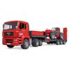 Bruder 02774 Man TGA Low Loader Truck with Manitou Loader view 3