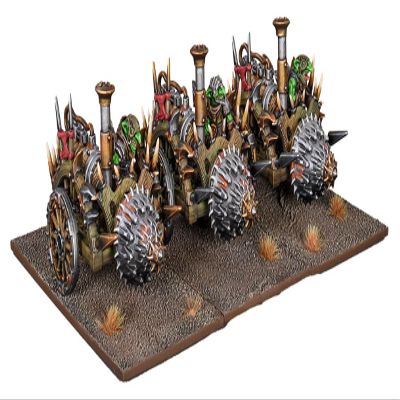Mantic Games Kings of War 3E: Goblin Chariots / Mincer Mob
