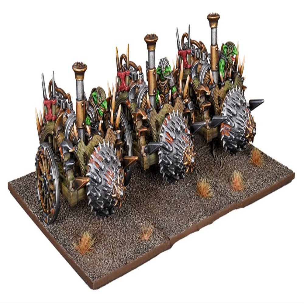 Mantic Games Kings of War 3E: Goblin Chariots / Mincer Mob