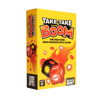 Take Take Boom: The High-Risk, High-Reward Family Dice Game by What Do You Meme? for 3 + players