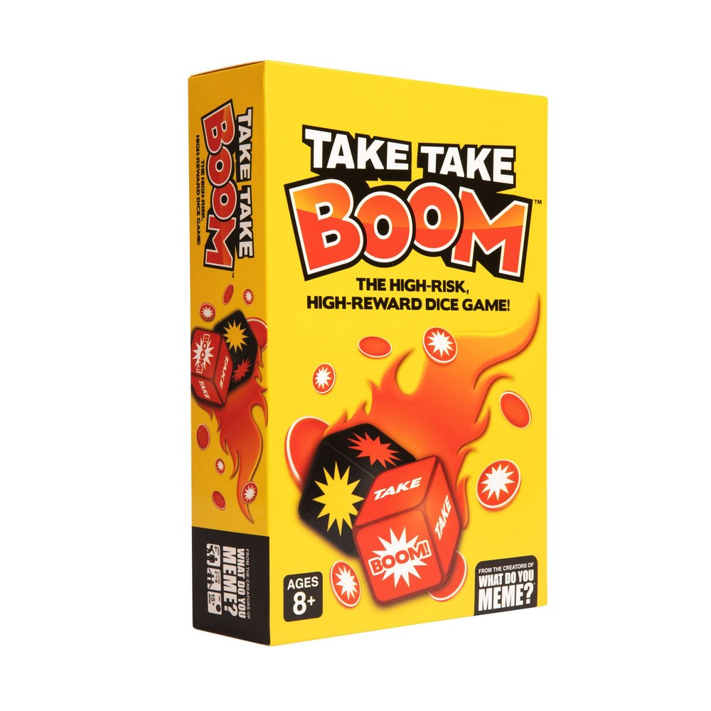 Take Take Boom: The High-Risk, High-Reward Family Dice Game by What Do You Meme? for 3 + players