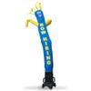Now Hiring 8 Foot Tall Inflatable Tube Man Air Powered Waving Puppet, Air Blower Motor Included with 6 Foot Dancer by Feather Flag Nation view 1