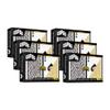 Copag 1546 Design 100% Plastic Playing Cards, Bridge Size (Narrow) Black/Gold (Standard Index, 6 Sets) view 1