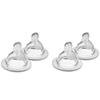 MAM Bottle Nipples Slow Flow Nipple Level 1, for Newborns and Older, SkinSoft Silicone Nipples for Baby Bottles, Fits All MAM Bottles, 4 Pack view 1