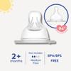 MAM Bottle Nipples Medium Flow Nipple Level 2, for 2+ Months, SkinSoft Silicone Nipples for Baby Bottles, Fits All MAM Bottles, 4 Pack view 2