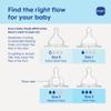 MAM Baby Bottle Nipples Extra Slow Flow Size 0, for 0+ Month Newborn Babies, Skin Soft BPA Free Silicone, 94% Nipple Acceptance, Fits All MAM Bottles, Developed with Medical Experts, Made in Europe view 3
