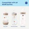 MAM Bottle Nipples Fast Flow Nipple Level 3, for 4+ Months, SkinSoft Silicone Nipples for Baby Bottles, Fits All MAM Bottles, 4 Pack view 2