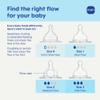 MAM Bottle Nipples Fast Flow Nipple Level 3, for 4+ Months, SkinSoft Silicone Nipples for Baby Bottles, Fits All MAM Bottles, 4 Pack view 4