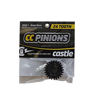 Castle Creations CC Pinion 24T-MOD 1 8MM BORE CSE010006528 Electric Car/Truck Option Parts