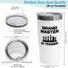 Flairy Land Chess White Tumbler 20oz - Grumdmstcr in training - 3 Player Chess Board Gifts for Chess Lovers Chess Club Strategy Chess Dad Chess Son view 3