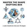 Shashibo Shape Shifting Box - Award-Winning STEM Fidget Toy with Ultra Strong Magnets - Puzzle Cube Transforms Into 100+ Shapes, Perfect Sensory Gift for Kids, Teens, and Adults (Artic) view 4